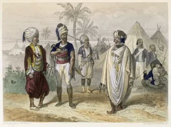 Lager der türkischen Freiwilligen, aus 